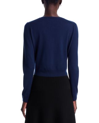 Cropped Cardigan Sweater 