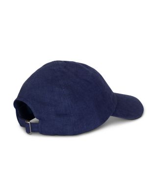 Linen Bear Baseball Cap