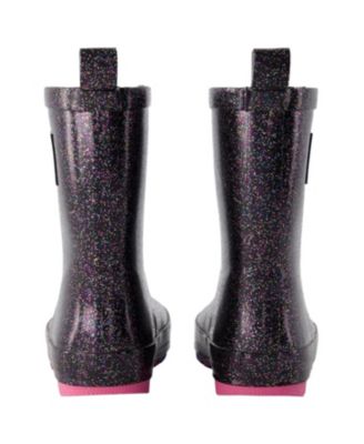 Girls' Rain Boots in Glitter Natural Rubber - Toddler, Little Kid, Big Kid