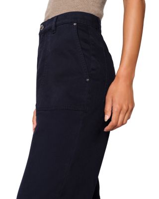 Bilie Easy Barrel High Rise Jeans in Navy Marine