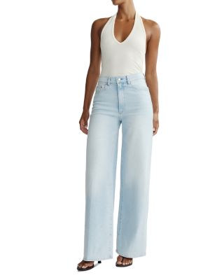 Hepburn High Rise Wide Leg Jeans in Lazy Sunday