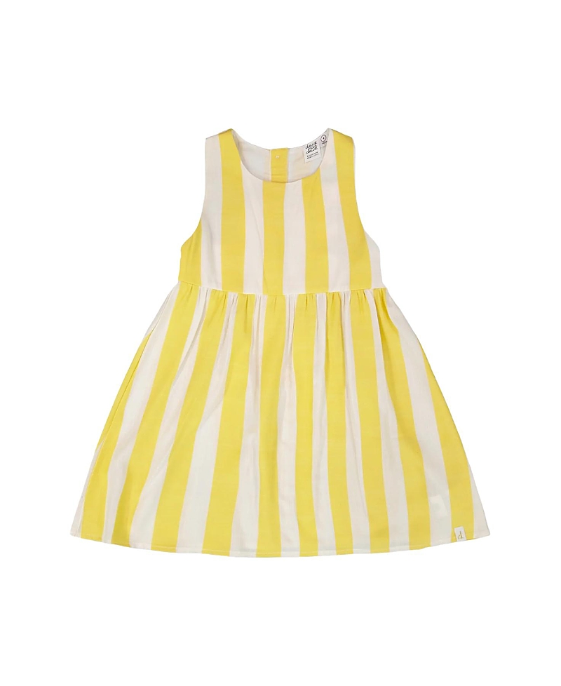 Deux par Deux Girls' Sleeveless Striped Flared Dress - Big Kid