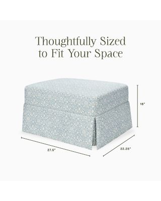 Crawford Gliding Ottoman