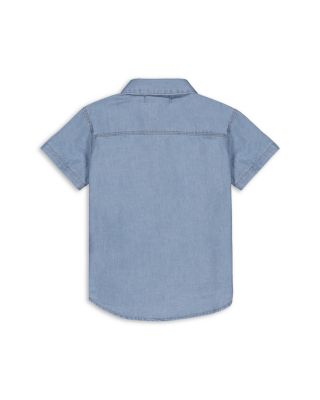 Boys' Short Sleeved Chambray Shirt & Shorts Set - Little Kid