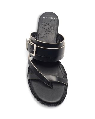 Women's Belted Leather Sandals 