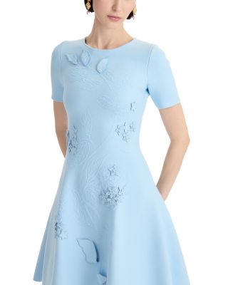 Embroidered Mini Dress