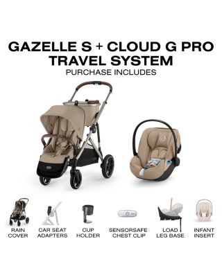 Gazelle S Stroller + Cloud G Pro Travel