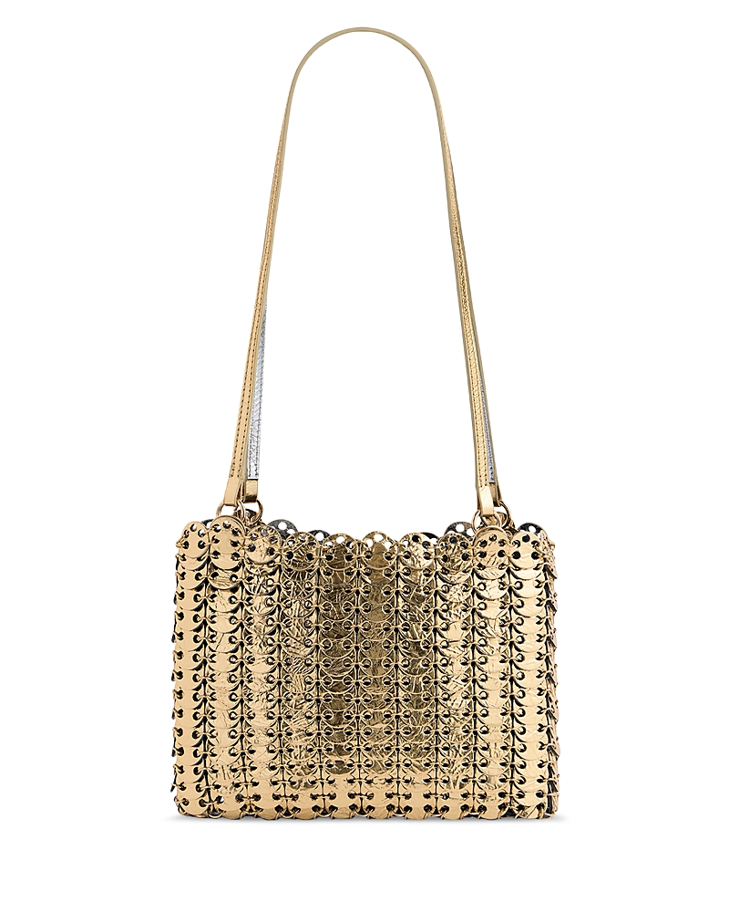 Rabanne Leather & Metal Disc Shoulder Bag