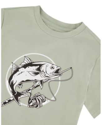Boys' Organic Cotton Jersey Fish T-Shirt - Little Kid