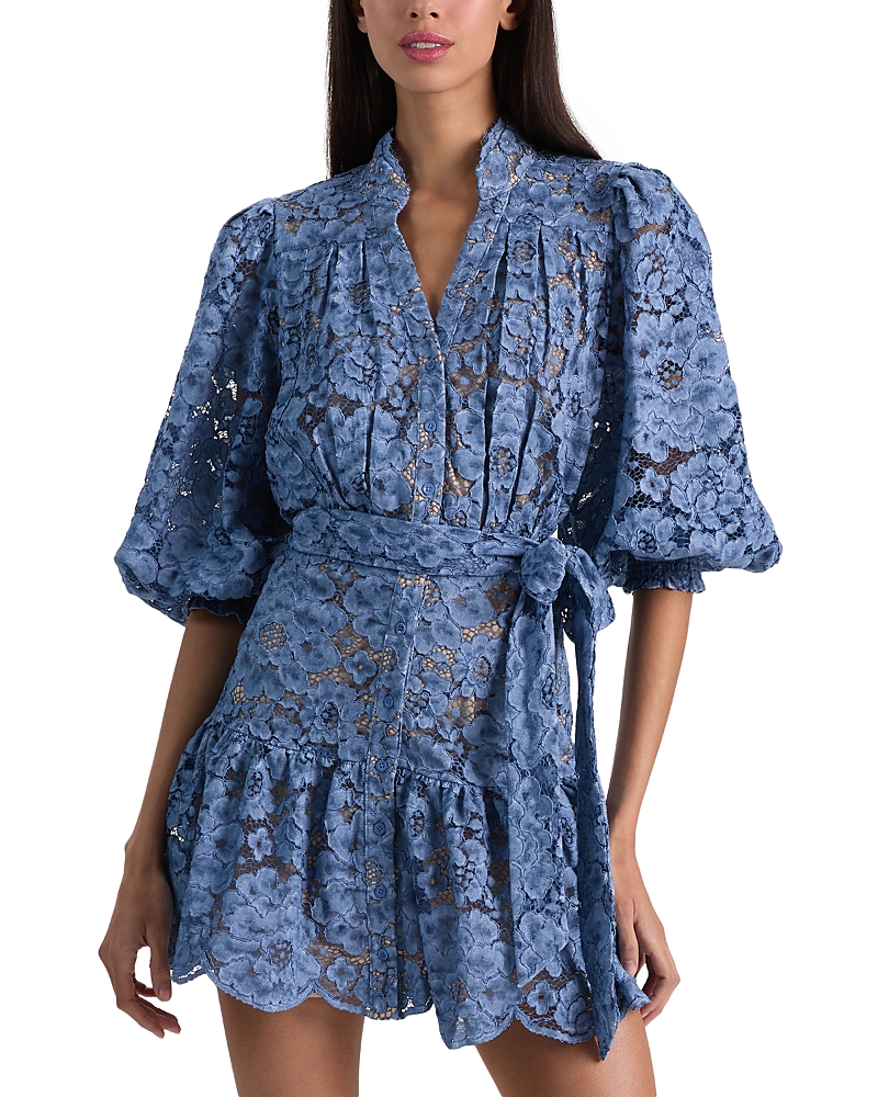 Alice and Olivia Cora Voluminous Tiered Dress
