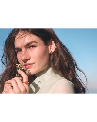 Ladybug Stud Earrings