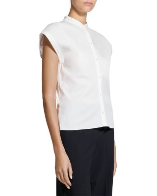 Cap Sleeve Shirt in Good Poplin
