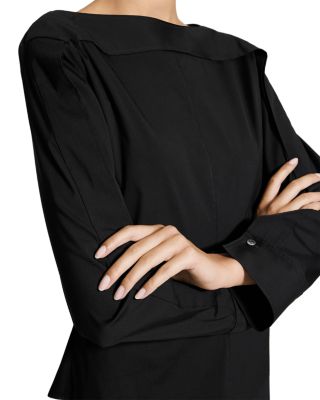 Open Sleeved Boat Neck Top  