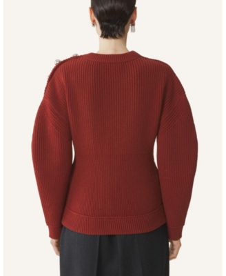WOOL RIBBED SWEATER