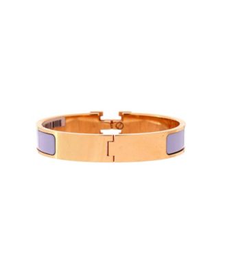Narrow Clic H Bracelet Enamel