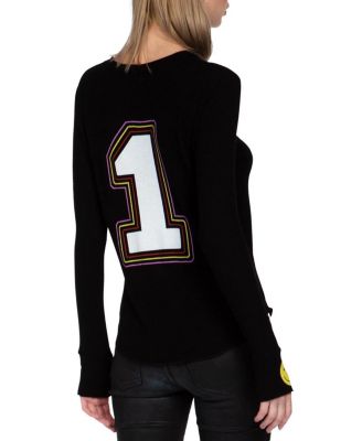 MCKINLEY #1 LOVE Color Crystal & Stud Embellishments Top