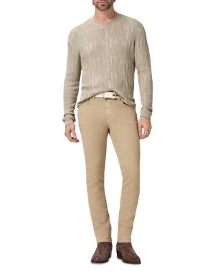 Vinny Broken Pattern Henley Shirt