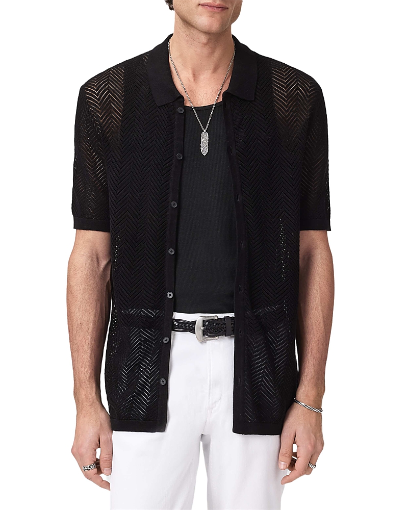 John Varvatos Ginsberg Herringbone Shirt