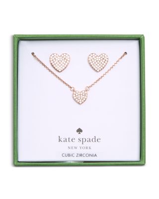 Yours Truly Pav&eacute; Mini Pendant and Stud Earrings Box Set