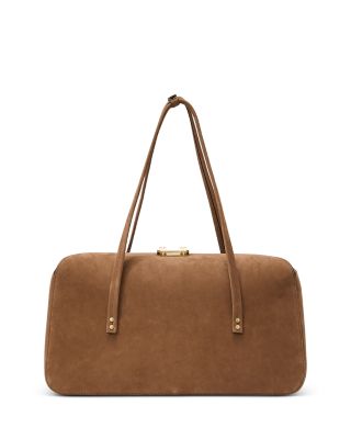 Anika Suede Bowling Bag 