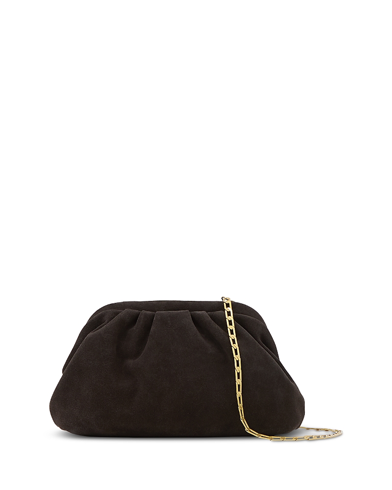 Reiss Mia Suede Clutch