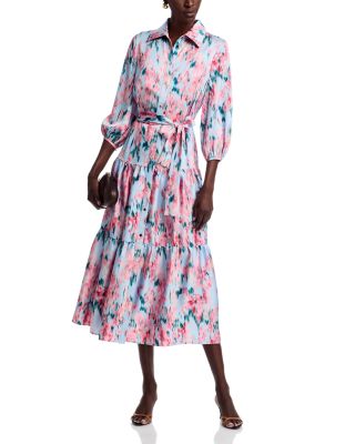 Crepe de Chine Maxi Dress