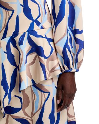 Crepe De Chine Midi Dress