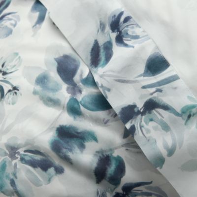 Rosa Watercolor Floral Duvet Cover, King - Exclusive
