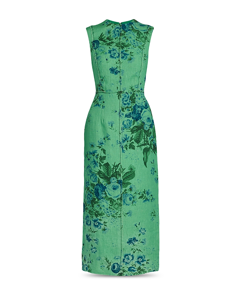 Erdem Linen Midi Dress