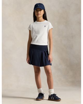 Girls' Embroidered Pony Cotton Tee - Big Kid