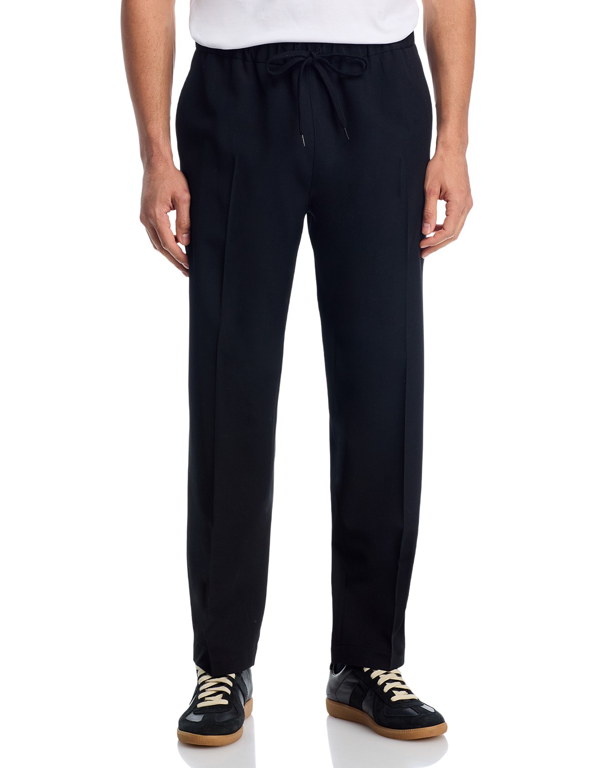 Mm6 Maison Margiela MM6 Maison Margiela Drawstring Straight Fit Pants in Anthracite