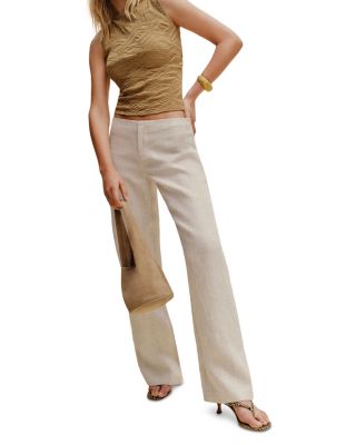 Vida Linen Low Rise Pants