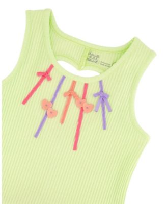  Girls' Sleeveless Bi-Material Dress - Big Kid