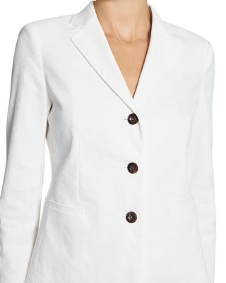 Shrunken Linen Blend Jacket