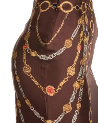 Silk Twill Print The Lover Skirt