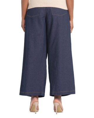 Dakota Wide Leg Jeans in Indigo Noir