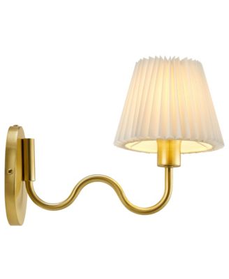  Wave Squiggle Arm Wall Sconce