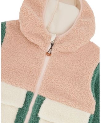 Girls' Long Sleeve Sherpa Jacket - Baby