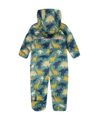 Boys' Mid-Season Printed One-Piece Outerwear with Hat - Baby