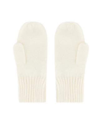  Unisex Soft Ribbed Knit Mittens - Little Kid, Big Kid
