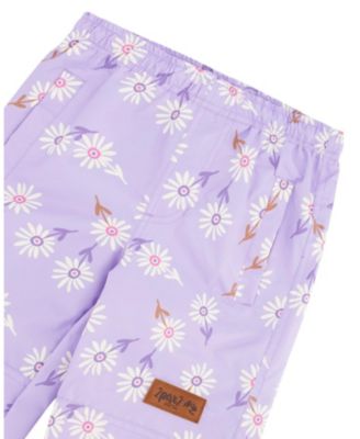 Girls' 3-in-1 Two-Piece Daisy Mid-Season Outerwear Set - Little Kid