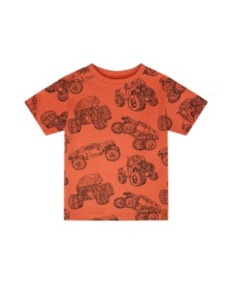 Boys' Organic Cotton Jersey Trucks T-Shirt - Little Kid, Big Kid