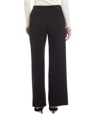 Petites Travel Jersey Wide Leg Pants