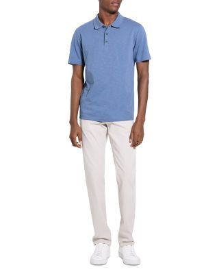 Bron Polo in Cosmos Slub Cotton