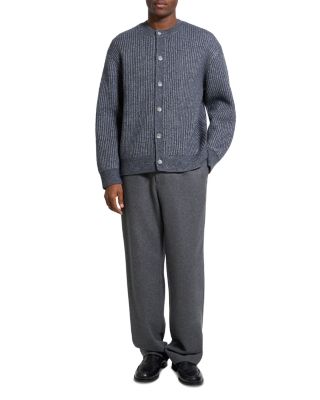 Wool Cotton Button Sweater