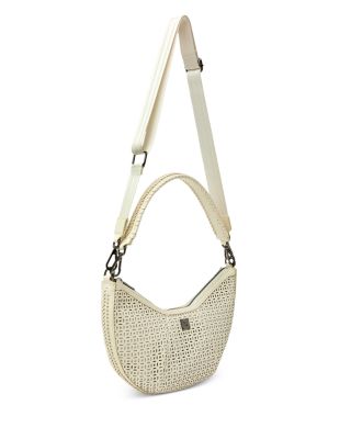 Posh Cut Out Leather Shoulder Bag