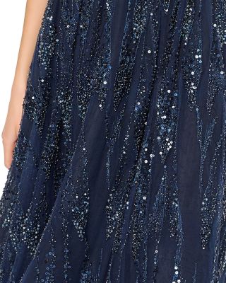 Tinsley Embroidered V Neck Dress