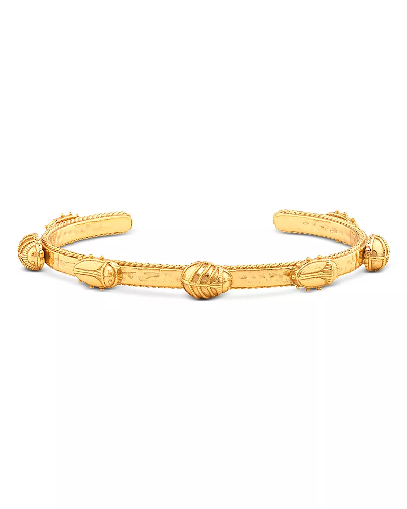 Capucine De Wulf Scarab Petite Cuff Bracelet
