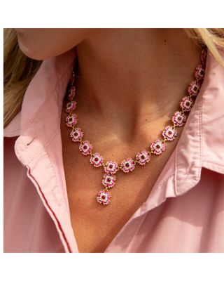 Dianthus Convertible Necklace, 16"-18"