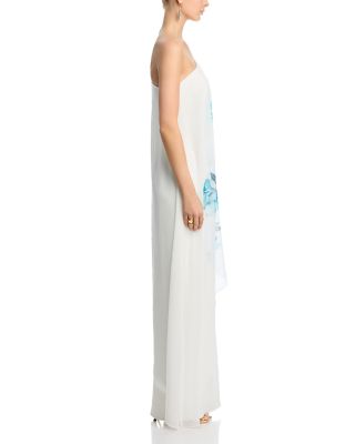 One Shoulder Column Gown